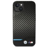 IPHONE 14 Plus / 15 Plus 6,7" MELNS ĀDAS CARBON