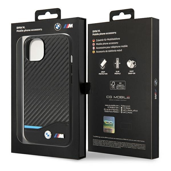 IPHONE 14 Plus / 15 Plus 6,7" MELNS ĀDAS CARBON