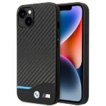 IPHONE 14 Plus / 15 Plus 6,7" MELNS ĀDAS CARBON