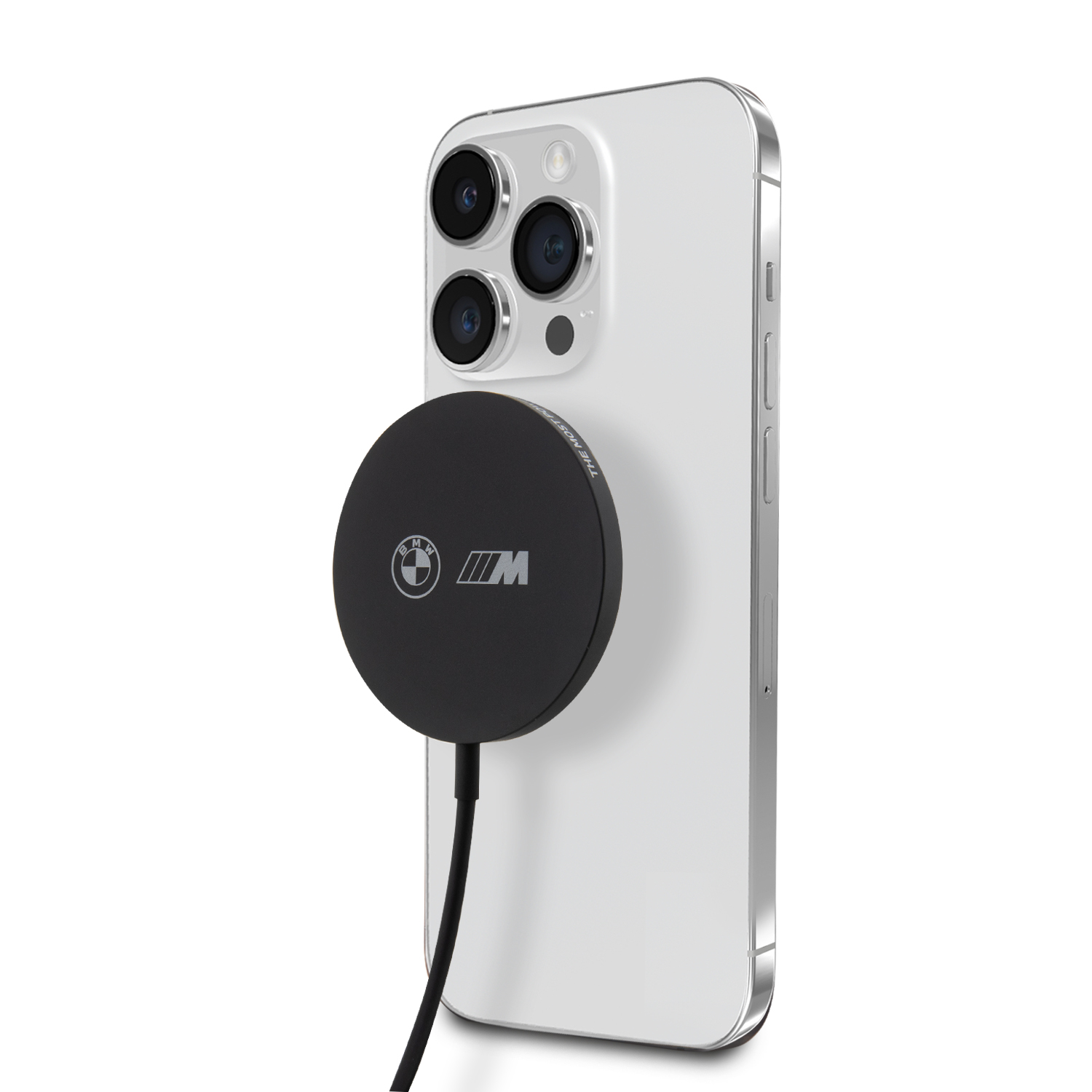 IPHONE MAGSAFE LĀDĒTĀJS 15W MELNS